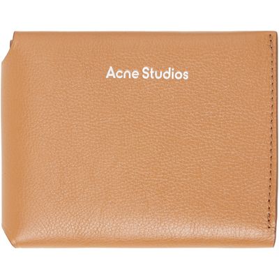Acne Studios Acne Studios Brown Fold Wallet