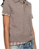 Acne Studios Acne Studios Brown Layered Wool Knit Polo - 2