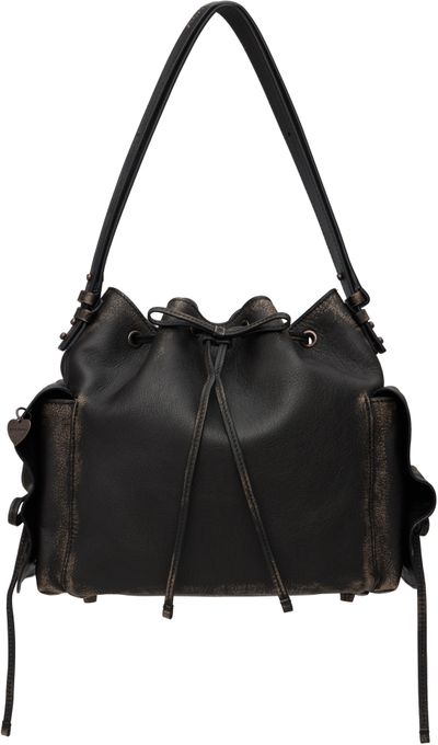 Acne Studios Acne Studios Brown Multipocket Bucket Bag