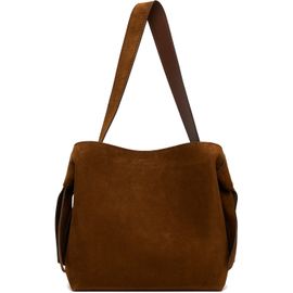 Acne Studios Acne Studios Brown Musubi Suede Midi Bag