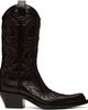 Acne Studios Acne Studios Brown Pointy Leather Cowboy Boots - 1