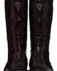 Acne Studios Acne Studios Brown Pointy Leather Cowboy Boots - 2
