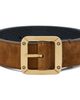 Acne Studios Acne Studios Brown Reversible Leather Belt - 1