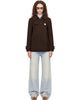 Acne Studios Acne Studios Brown Single-Breasted Wool Jacket - 1