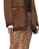 Acne Studios Acne Studios Brown Suede Suit Jacket - 4