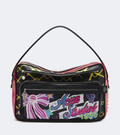 Acne Studios Acne Studios Camero Camera printed leather shoulder bag