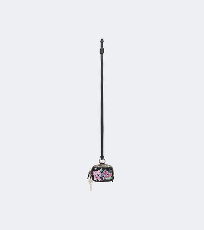 Acne Studios Acne Studios Camero Clip printed leather earphones case