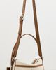 Acne Studios Acne Studios Camero Party Canvas Shoulder Bag Cream Beige/Brown One - 4