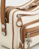 Acne Studios Acne Studios Camero Party Canvas Shoulder Bag Cream Beige/Brown One - 5