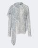 Acne Studios Acne Studios Caped paisley silk crêpe blouse - 1