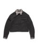Acne Studios Acne Studios Check Trim Cotton Jacket - 1