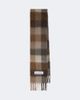 Acne Studios Acne Studios Checked fringed alpaca and wool-blend scarf - 1