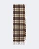 Acne Studios Acne Studios Checked fringed cashmere and wool scarf - 1