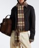 Acne Studios Acne Studios Checked fringed cashmere and wool scarf - 2