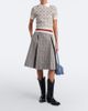 Acne Studios Acne Studios Checked pleated wool midi skirt - 2