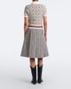 Acne Studios Acne Studios Checked pleated wool midi skirt - 6