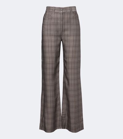 Acne Studios Acne Studios Checked wide-leg pants