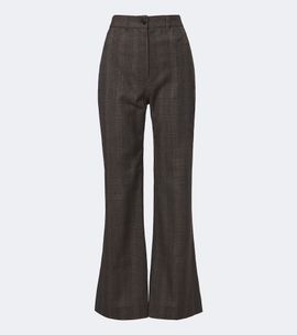Acne Studios Acne Studios Checked wool-blend wide-leg pants