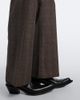 Acne Studios Acne Studios Checked wool-blend wide-leg pants - 4