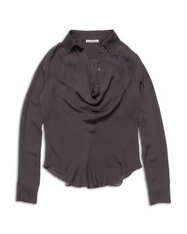 Acne Studios Acne Studios Collared Silk Blouse