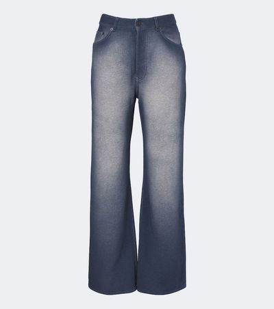 Acne Studios Acne Studios Cotton fleece wide-leg pants