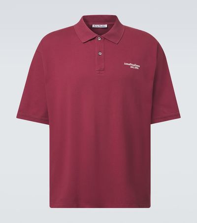 Acne Studios Acne Studios Cotton piquÃ© polo shirt