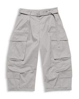 Acne Studios Acne Studios Cotton Stretch Cargo Trousers with Belt