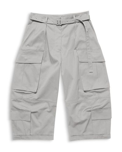 Acne Studios Acne Studios Cotton Stretch Cargo Trousers with Belt