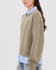 Acne Studios Acne Studios Crewneck Sweatshirt Beige/Blue - 4