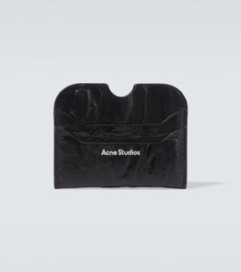 Acne Studios Acne Studios Croc-effect leather card holder