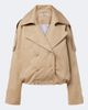 Acne Studios Acne Studios Cropped cotton twill trench coat - 1