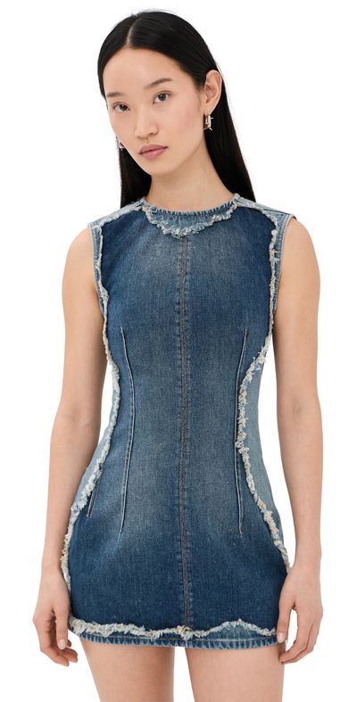 Acne Studios Acne Studios Denim Mini Dress Mid Blue