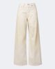 Acne Studios Acne Studios Distressed leather-trimmed wide-leg jeans - 1