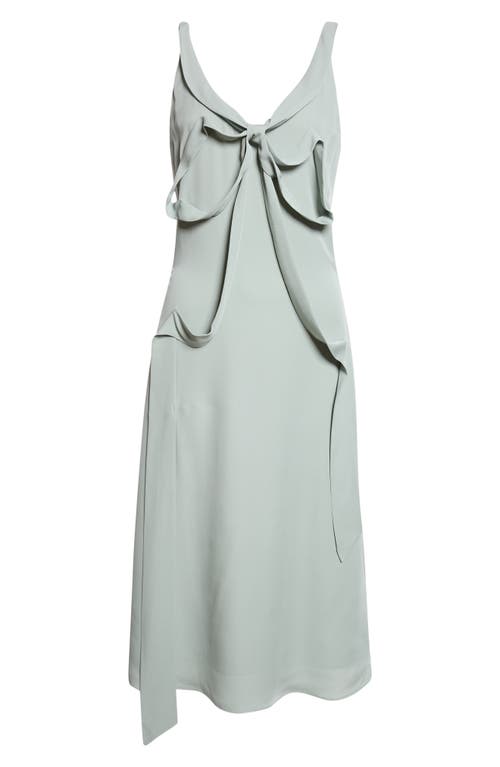 Acne Studios Acne Studios Dowla Bow Heavy Silk Georgette Dress