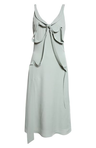 Acne Studios Acne Studios Dowla Bow Heavy Silk Georgette Dress