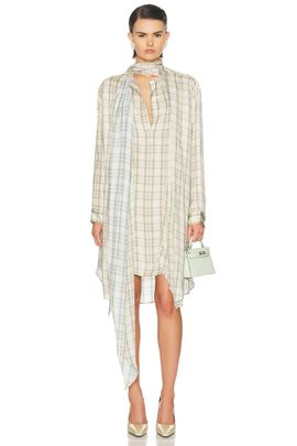 Acne Studios Acne Studios Drana Summer Check Dress