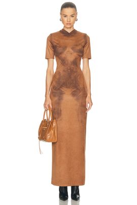 Acne Studios Acne Studios Dueda Faux Suede Dress