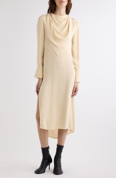 Acne Studios Acne Studios Dunica Washed Viscose Georgette Midi Dress