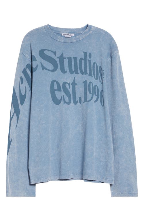 Acne Studios Acne Studios Edden Projection Logo Organic Cotton & Hemp T-Shirt