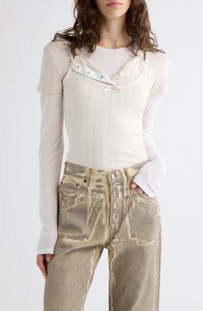 Acne Studios Acne Studios Ersilia Layered Rib Top