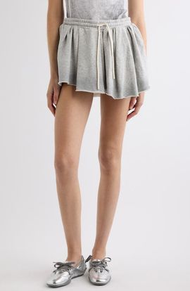 Acne Studios Acne Studios Felpa Pleated Cutoff Sweat Skirt