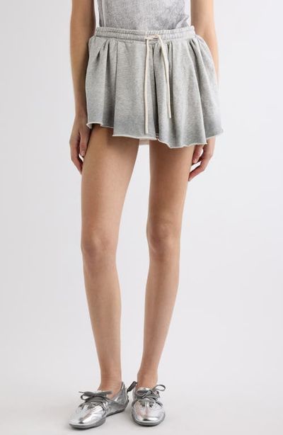 Acne Studios Acne Studios Felpa Pleated Cutoff Sweat Skirt