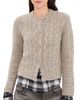 Acne Studios Acne Studios Fitted Cardigan Medium Beige - 1