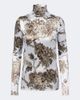 Acne Studios Acne Studios Floral turtleneck top - 1