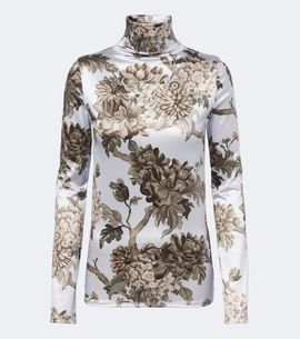 Acne Studios Acne Studios Floral turtleneck top