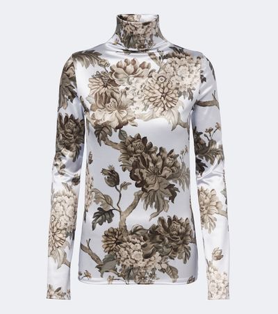 Acne Studios Acne Studios Floral turtleneck top