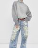 Acne Studios Acne Studios Funnel Neck Sweatshirt Grey Melange - 5