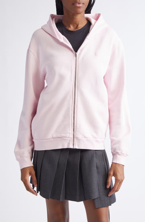 Acne Studios Acne Studios Fupiter Face Patch Fleece Zip Hoodie