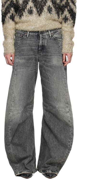 Acne Studios Acne Studios Gray 2006F Loose Fit Jeans