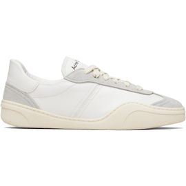 Acne Studios Acne Studios Gray & White Leather Sneakers